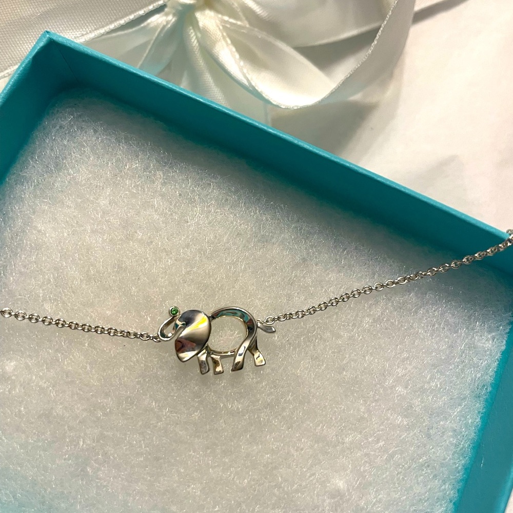 Tiffany & Co Save the Wild Elephant Charm Bracelet NEW